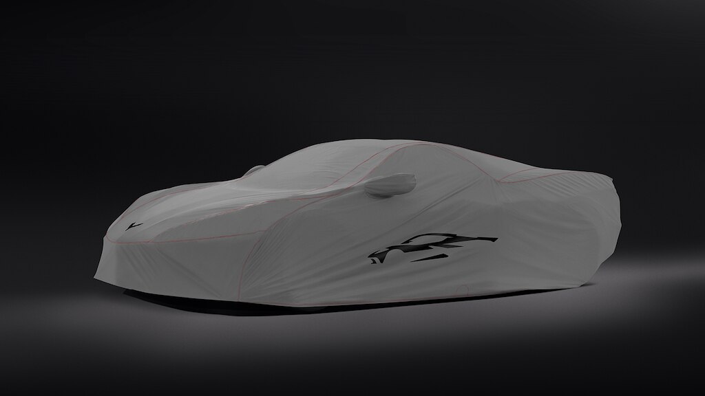 Cubierta de coche color gris para Chevrolet Corvette Z06 2025