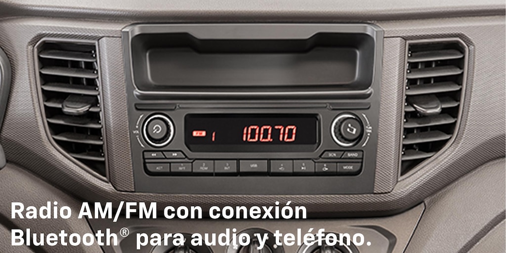  Chevrolet Tornado 2025 Furgoneta con radio AM/FM, 1 puerto USB y conexión Bluetooth® para audio y teléfono
